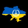 Ukraine, landkort, sort