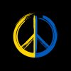 Ukraine, fredstegn, sort